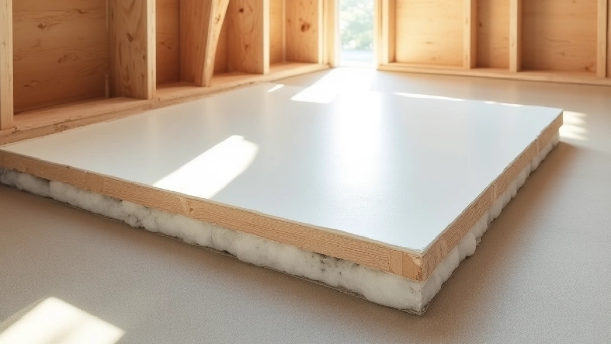 Lekka wylewka na strop drewniany