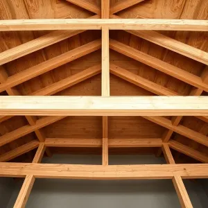 Jakie belki na strop drewniany 9m